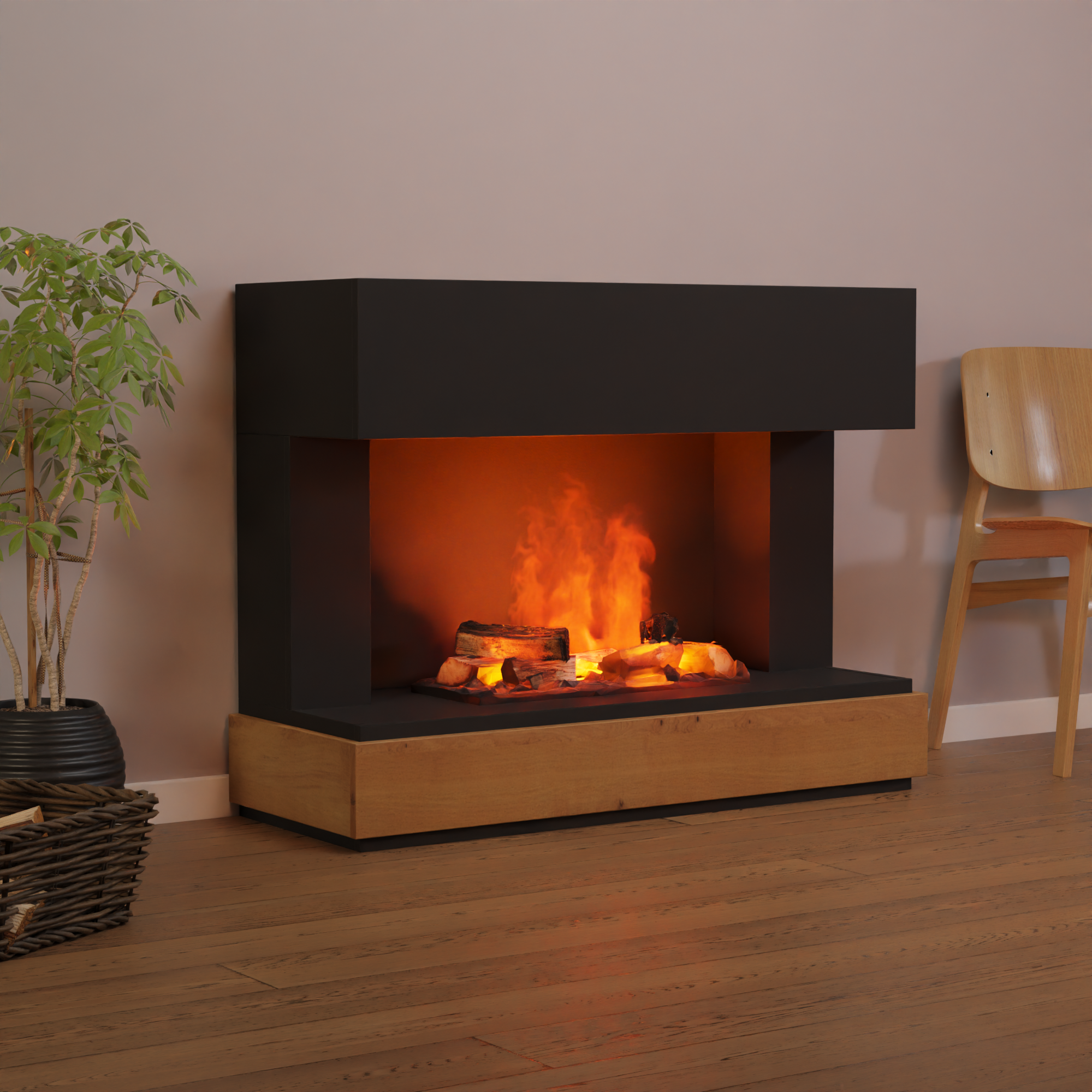 Glow Fire Fontane Elektrokamin