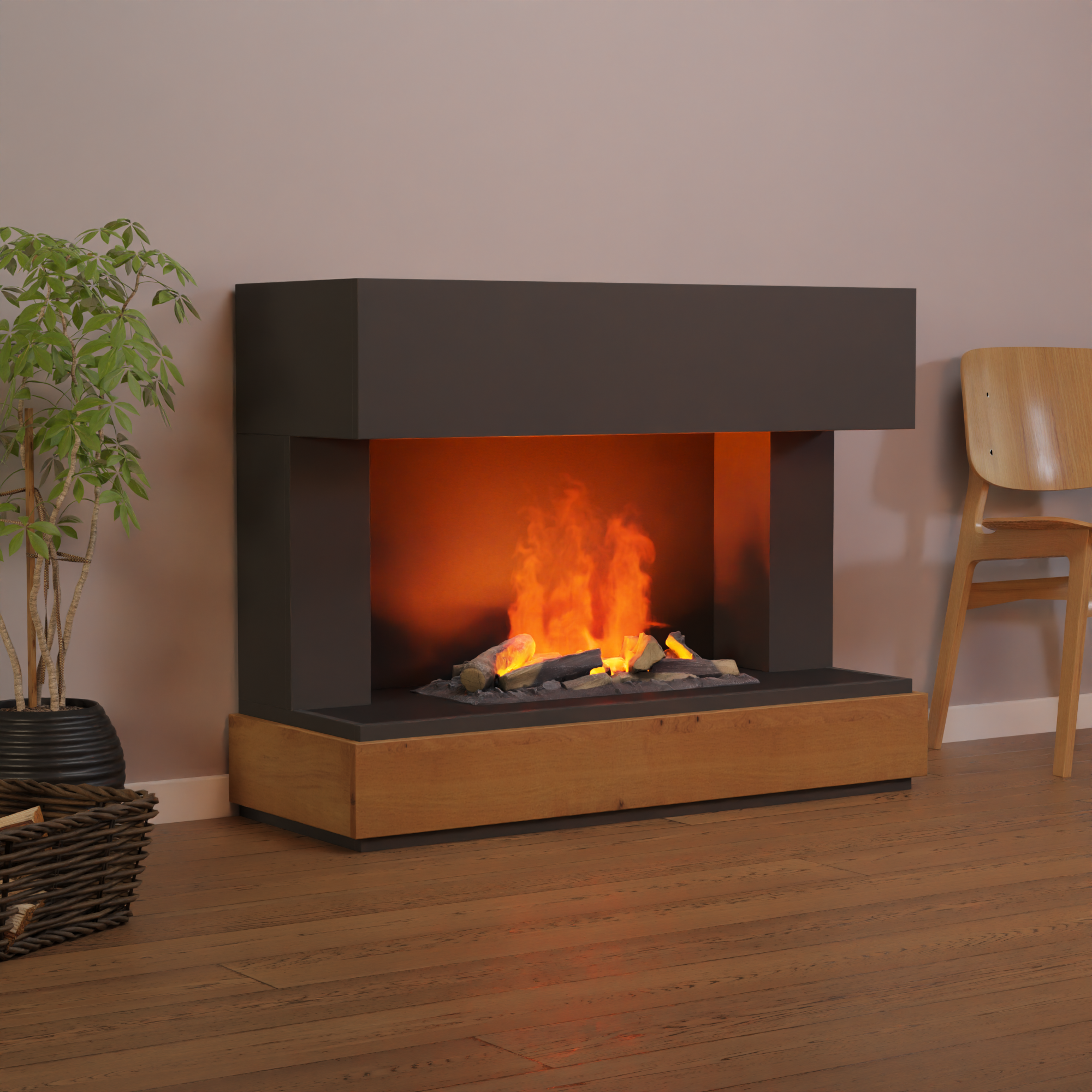 Glow Fire Fontane Elektrokamin