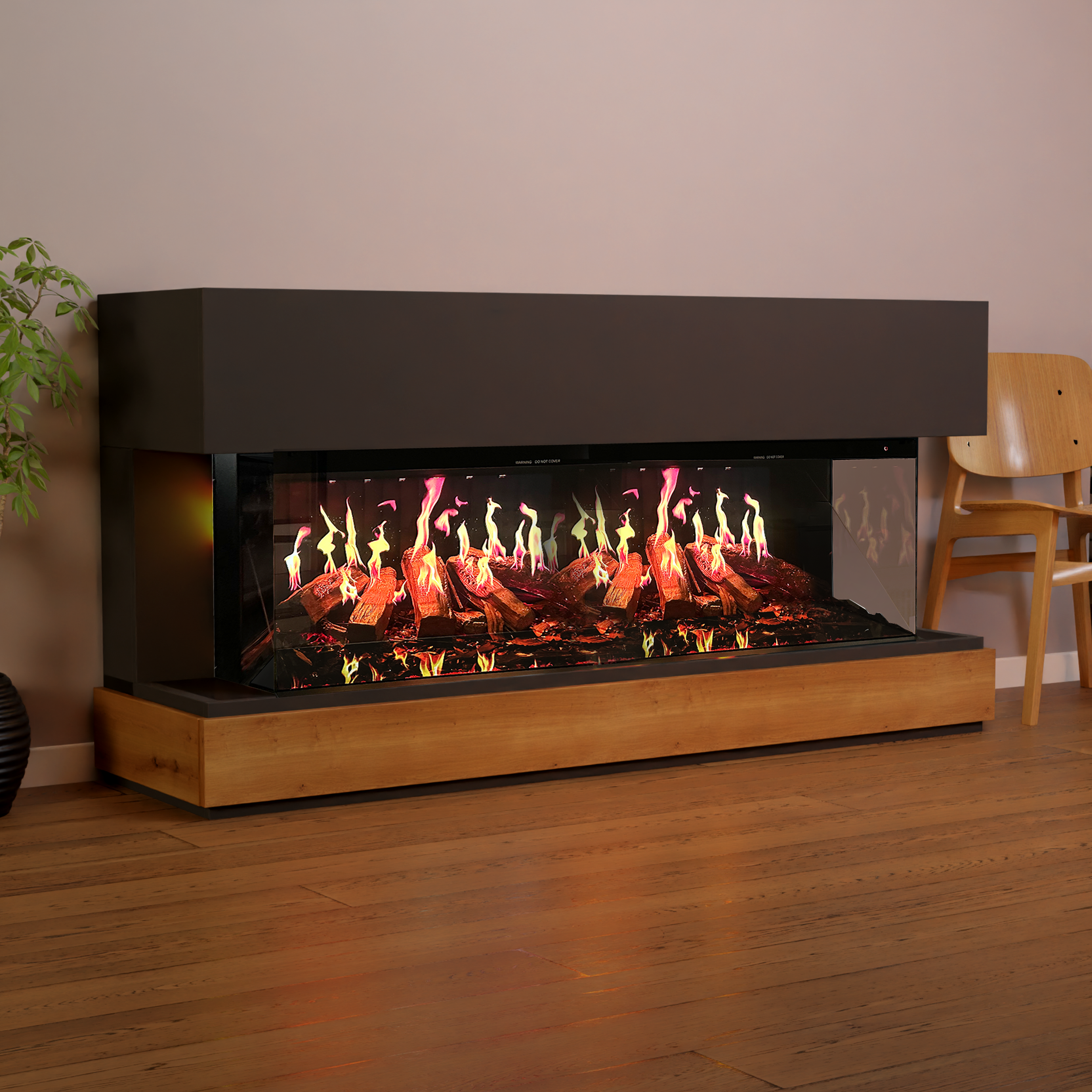 Glow Fire HG5 Elektrokamin mit Hologrammfeuer