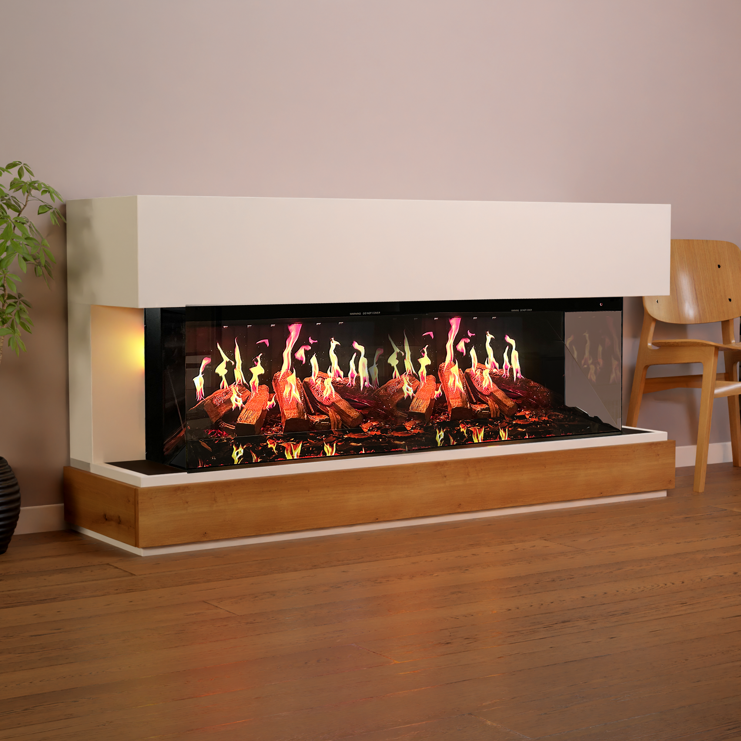 Glow Fire HG5 Elektrokamin mit Hologrammfeuer