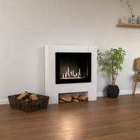 Glow Fire Harstad RW Ethanol Kamin Weiß