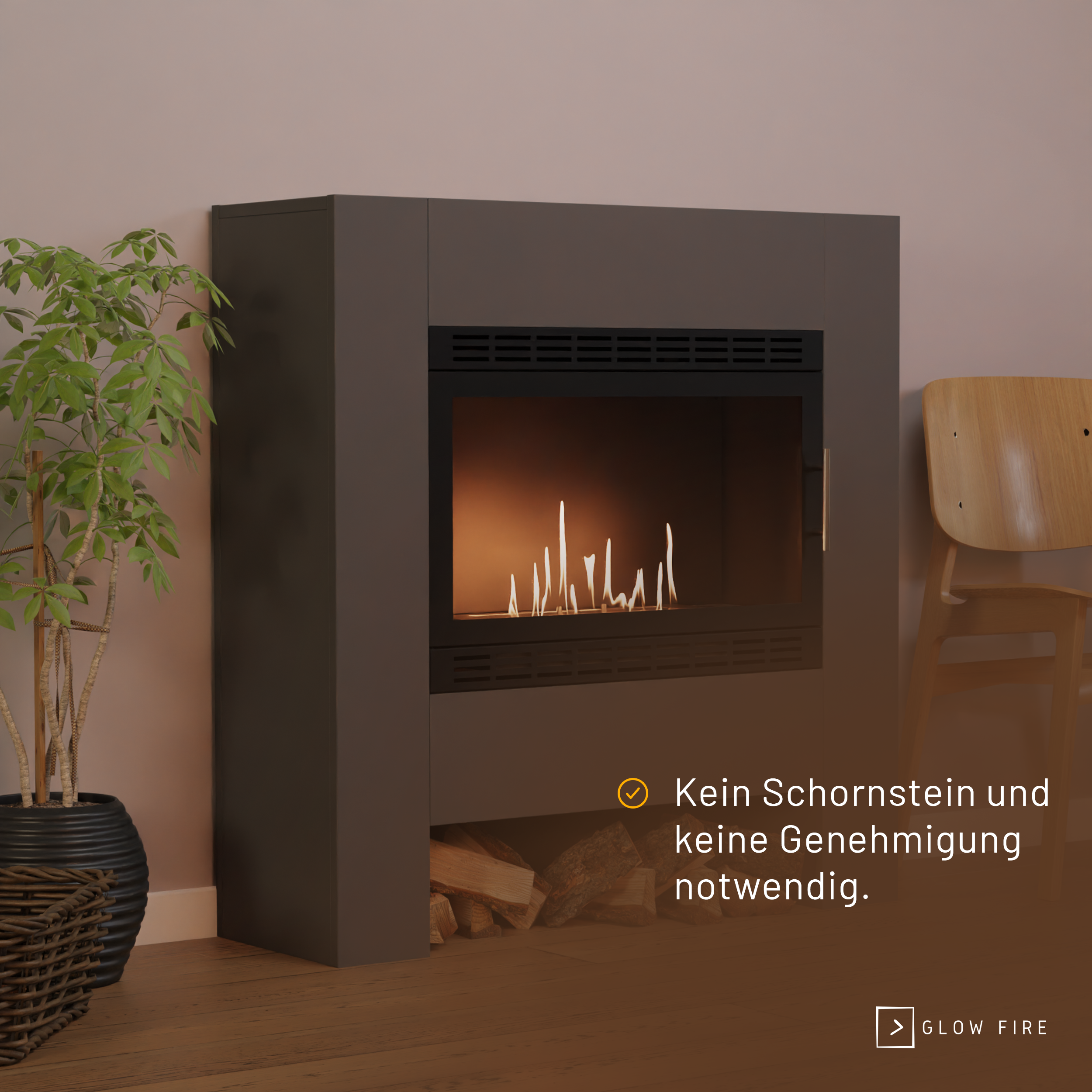 Glow Fire Harstad XL Vision Ethanolkamin