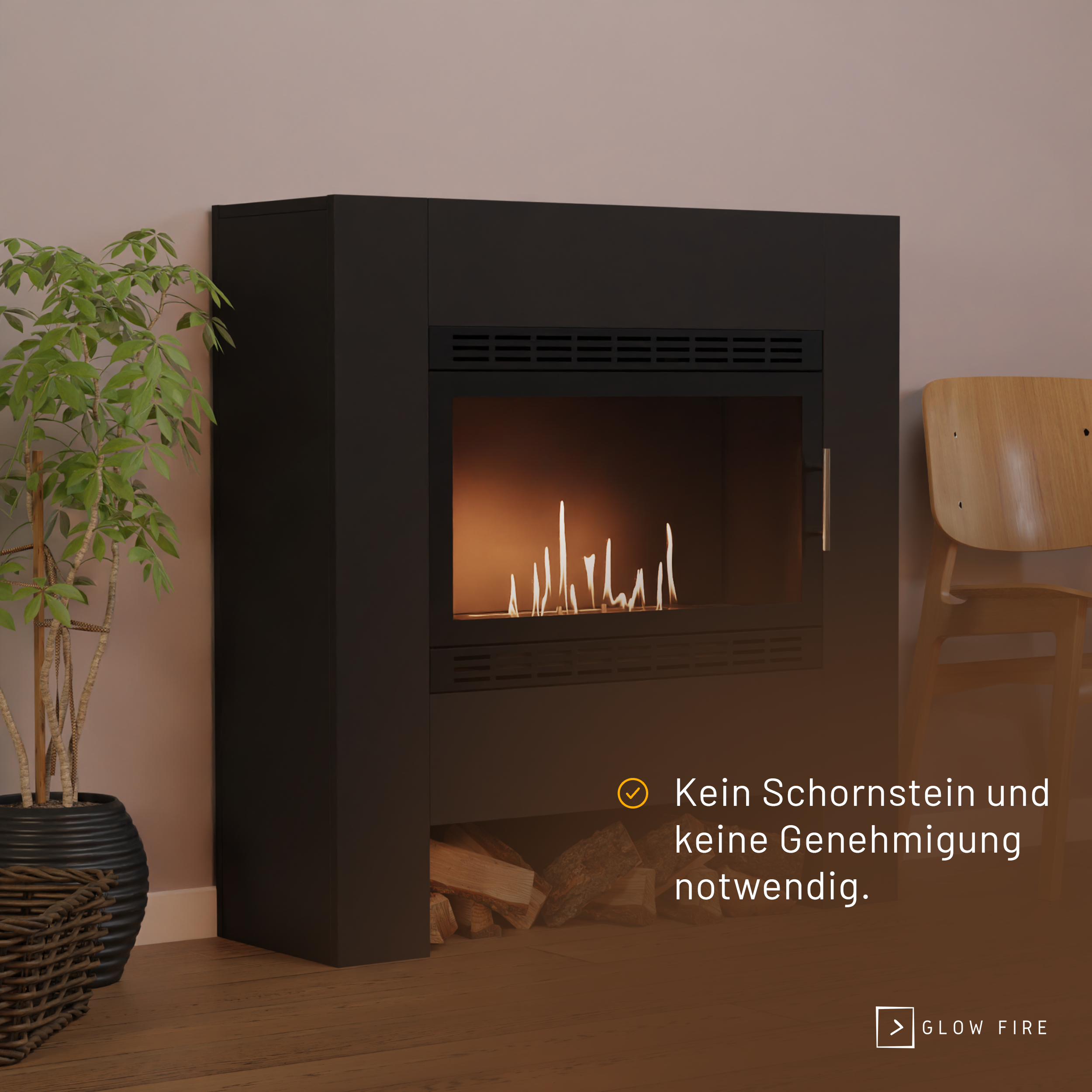 Glow Fire Harstad XL Vision Ethanolkamin