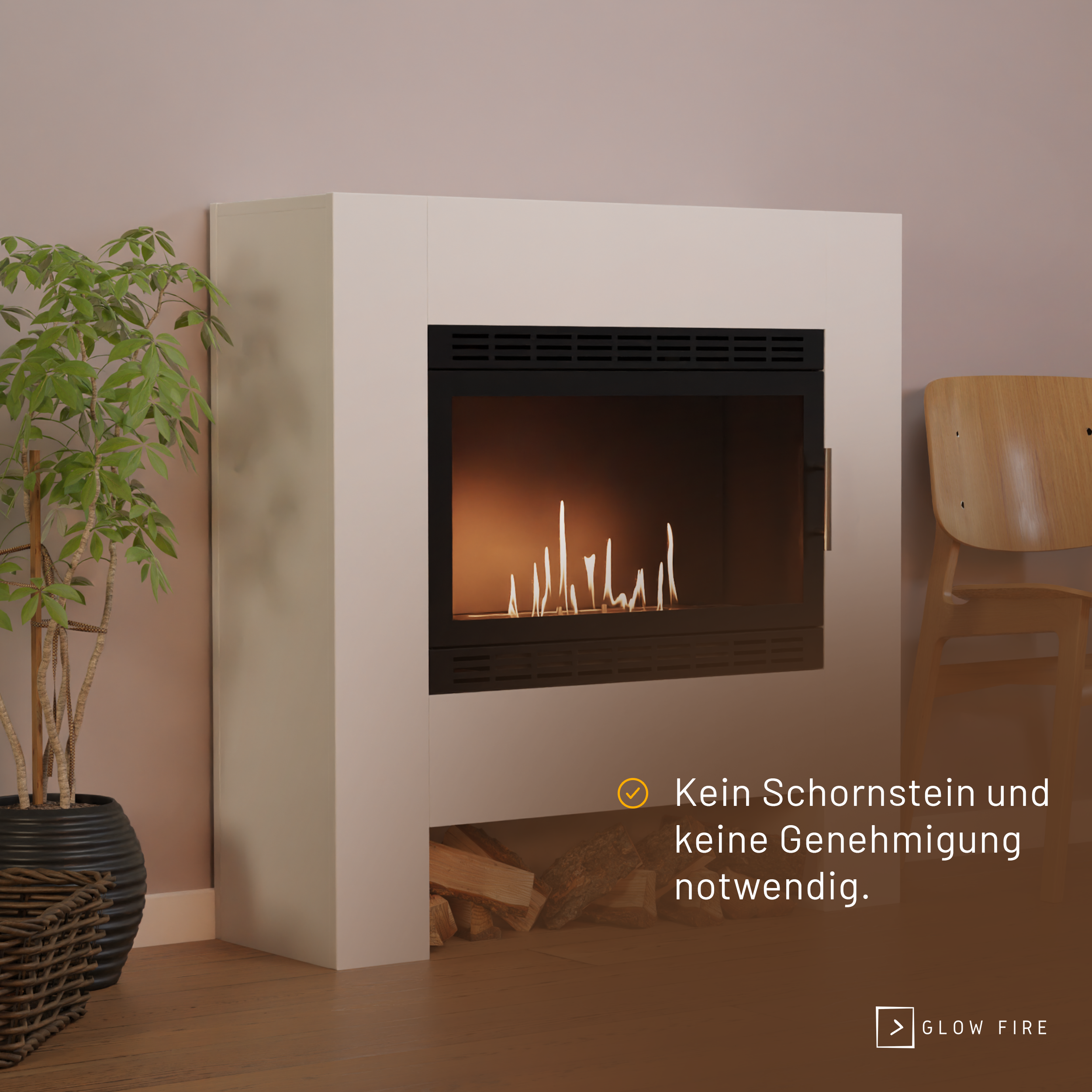 Glow Fire Harstad XL Vision Ethanolkamin