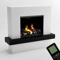 Glow Fire Hera Opti Myst Weiß Elektrokamin mit Wasserdampf