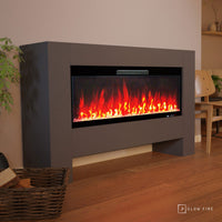 Glow Fire Hermes Weiß Elektrokamin