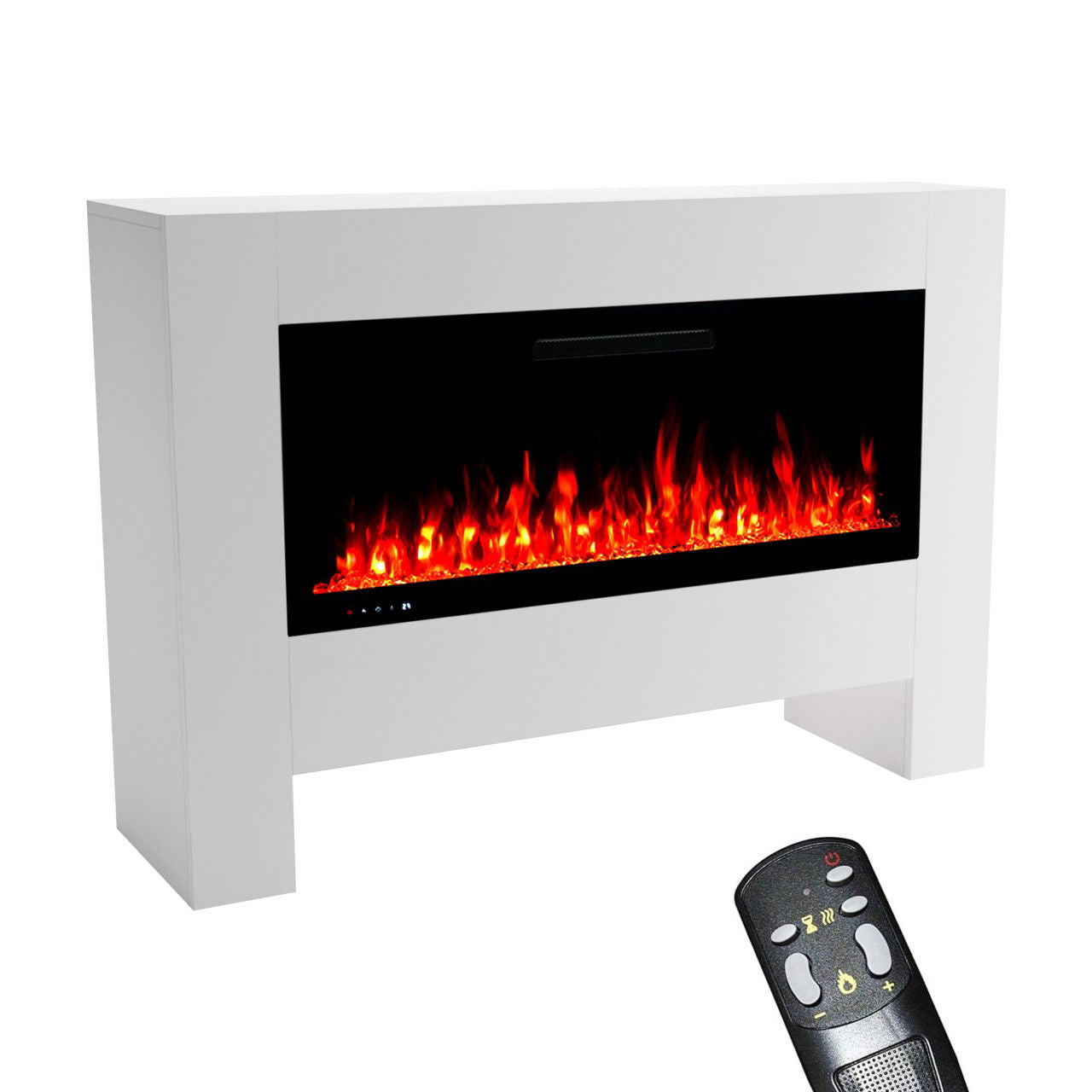 Glow Fire Hermes Weiß Elektrokamin