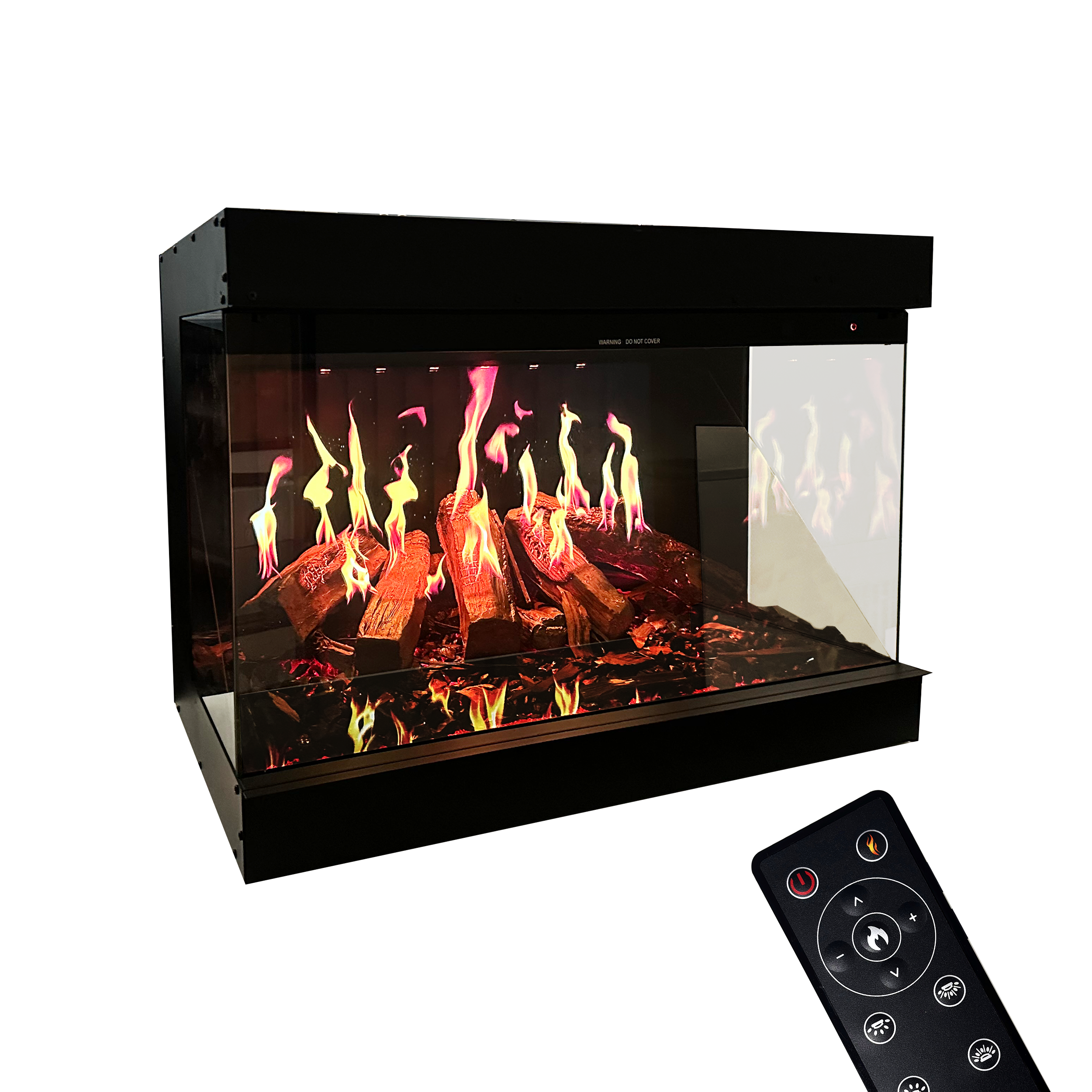 Glow Fire Hologramm 80 Elektrokamineinsatz mit Hologrammfeuer