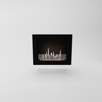 Glow Fire Inside Ethanol Kamin