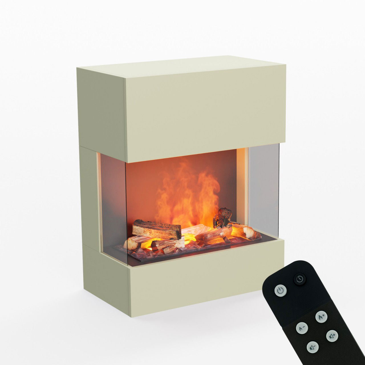 Glow Fire Kästner Wall Multicolor Elektrokamin mit Wasserdampf