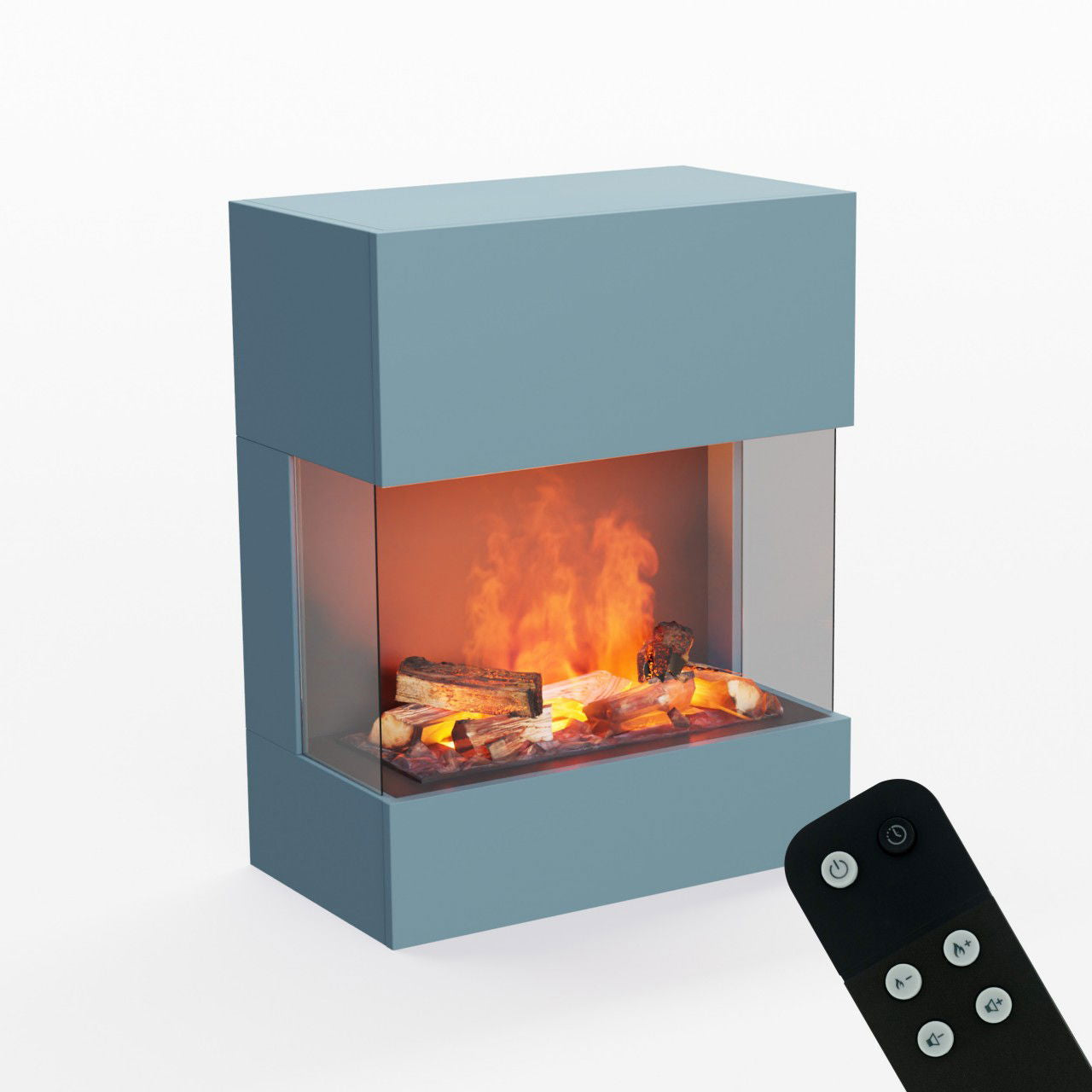 Glow Fire Kästner Wall Weiß Elektrokamin mit Wasserdampf