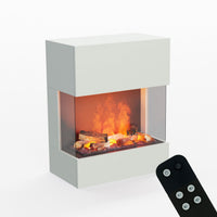 Glow Fire Kästner Wall Weiß Elektrokamin mit Wasserdampf