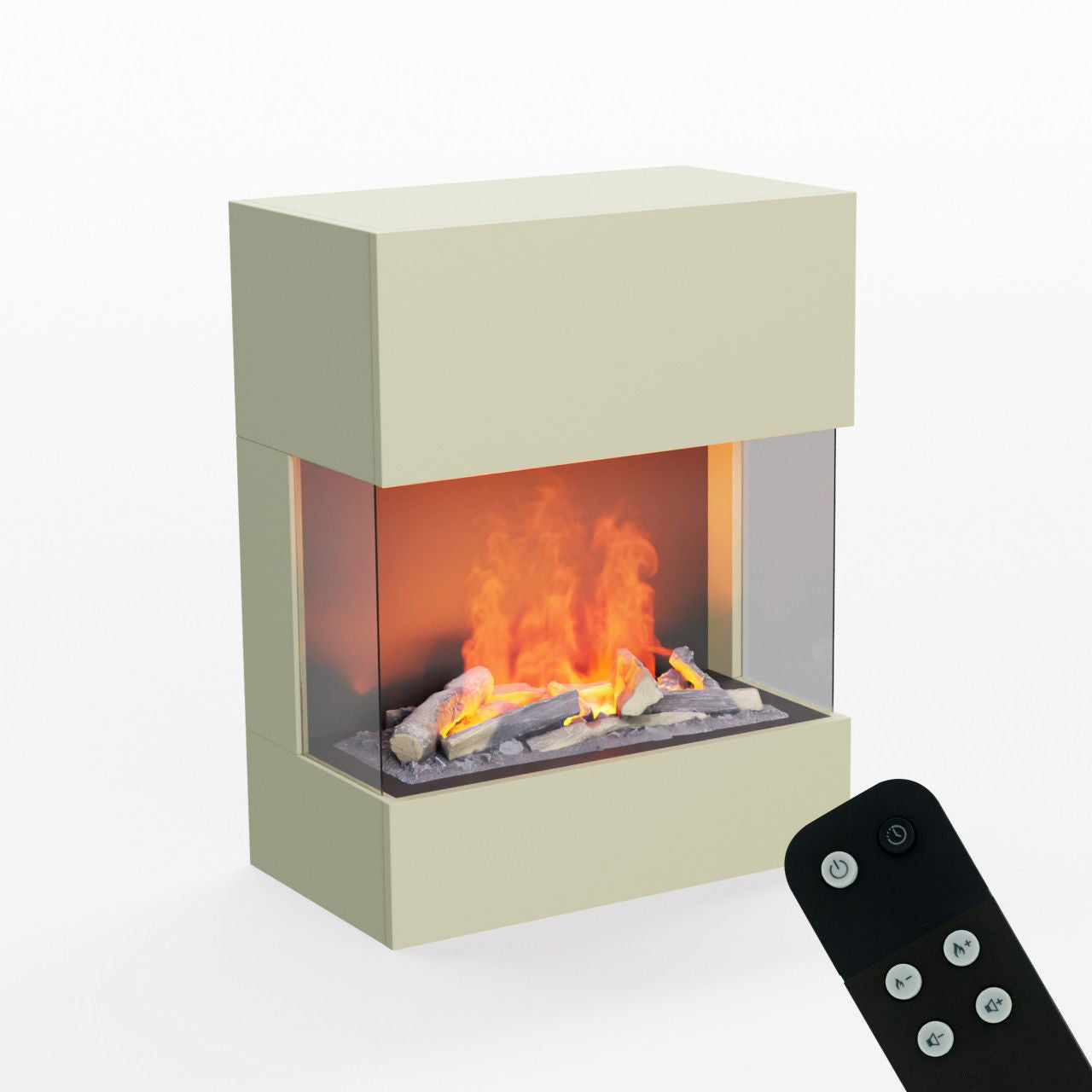 Glow Fire Kästner Wall Multicolor Elektrokamin mit Wasserdampf