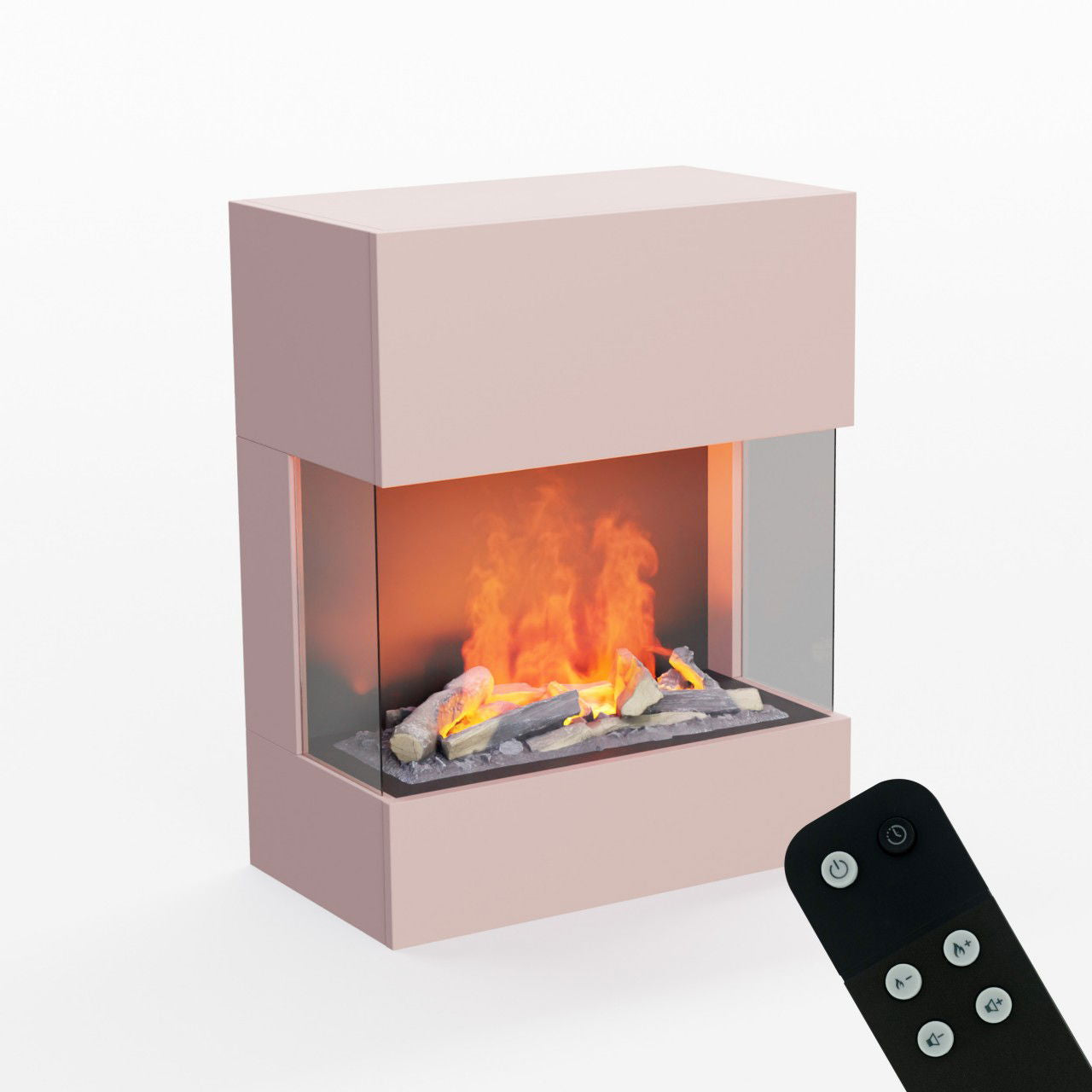 Glow Fire Kästner Wall Weiß Elektrokamin mit Wasserdampf