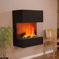 Glow Fire Kästner Weiß Elektrokamin mit Wasserdampf