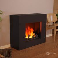 Glow Fire Kronos Opti Myst Schwarz Elektrokamin mit Wasserdampf