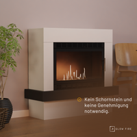 Glow Fire Larvik XL Vision Cheminée à l’éthanol