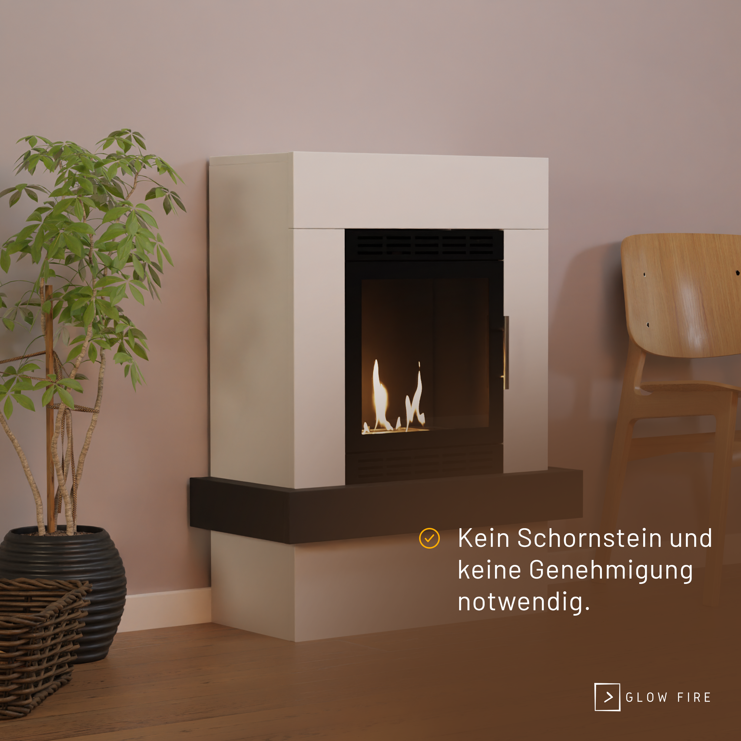 Glow Fire Larvik Vision Ethanolkamin