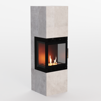Cheminée éthanol haute vision Glow Fire Lillesand
