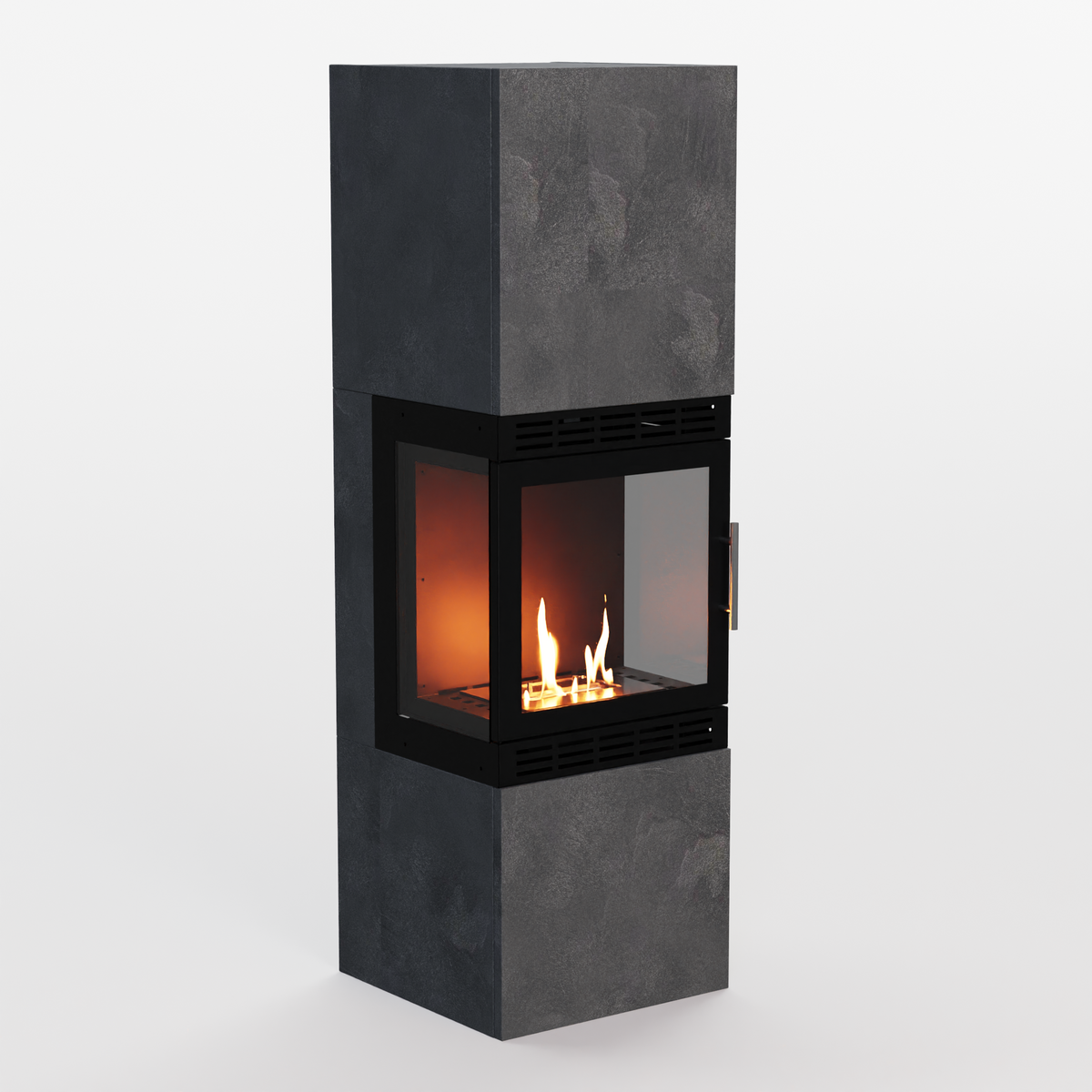 Cheminée éthanol haute vision Glow Fire Lillesand