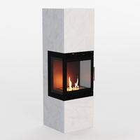 Cheminée éthanol haute vision Glow Fire Lillesand