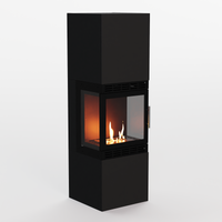 Cheminée éthanol haute vision Glow Fire Lillesand