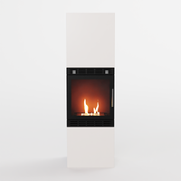 Cheminée éthanol haute vision Glow Fire Lillesand