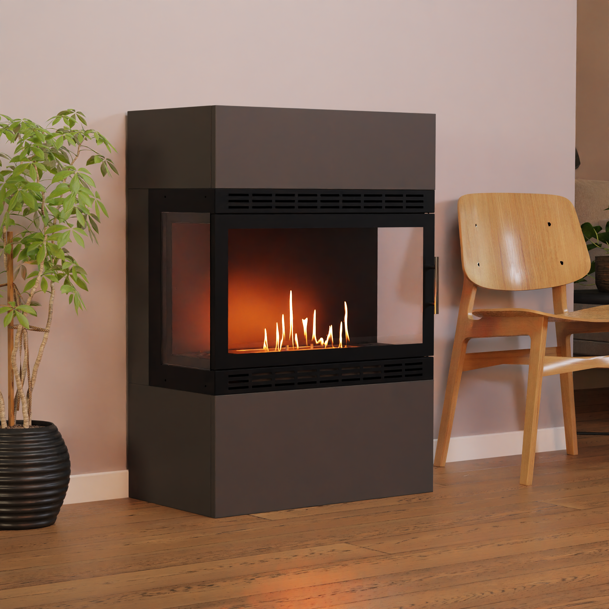 Glow Fire Lillesand XL Vision Cheminée à l’éthanol