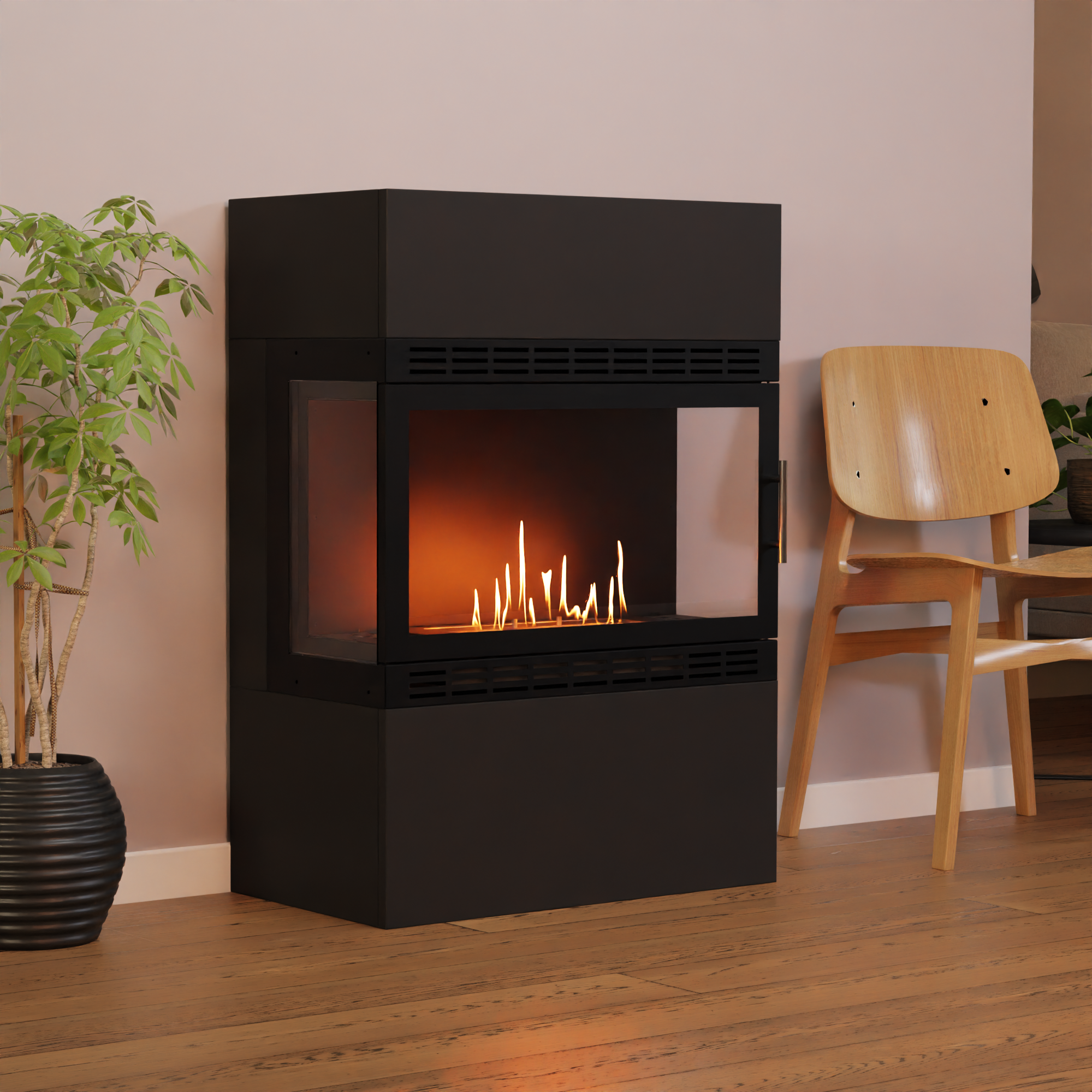 Glow Fire Lillesand XL Vision Cheminée à l’éthanol