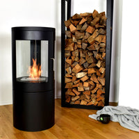 Glow Fire Nordkapp Ethanol Kamin Schwarz