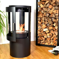 Glow Fire Nordkapp Ethanol Kamin Schwarz