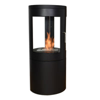 Glow Fire Nordkapp Ethanol Kamin Schwarz