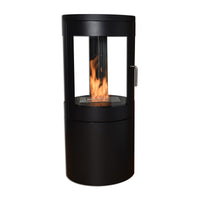 Glow Fire Nordkapp Ethanol Kamin Schwarz