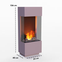 Glow Fire OGF 1 Multicolor Elektrokamin mit Wasserdampf