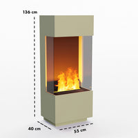 Glow Fire OGF 1 Multicolor Elektrokamin mit Wasserdampf