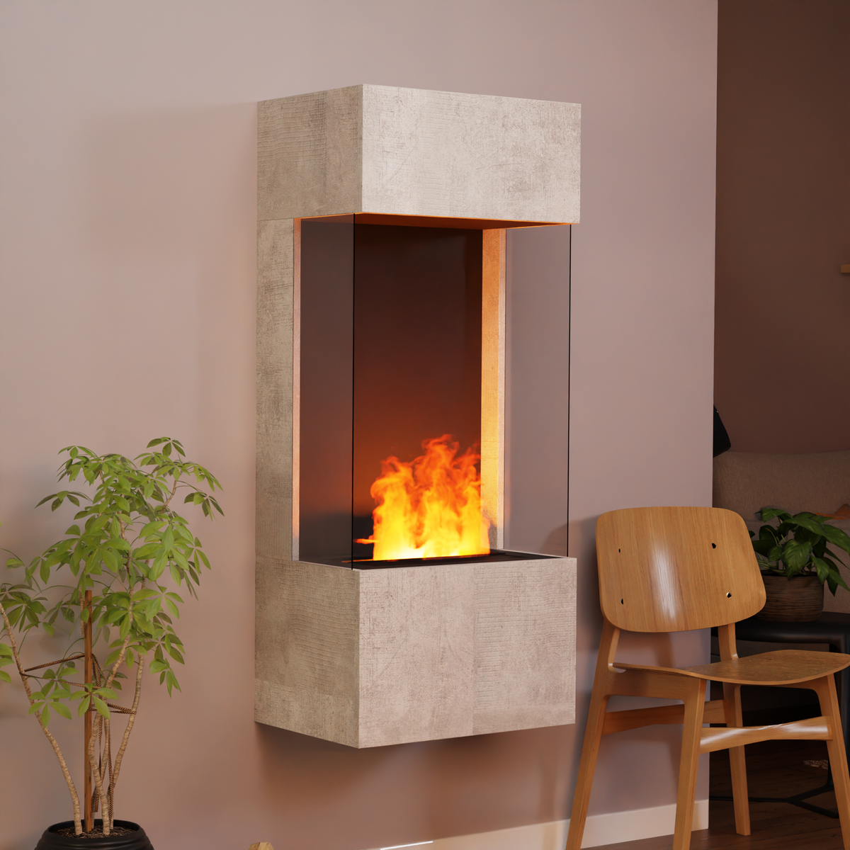 Glow Fire OGF 4 Cheminée électrique murale