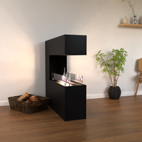 Glow Fire Oakland Ethanol Kamin Schwarz