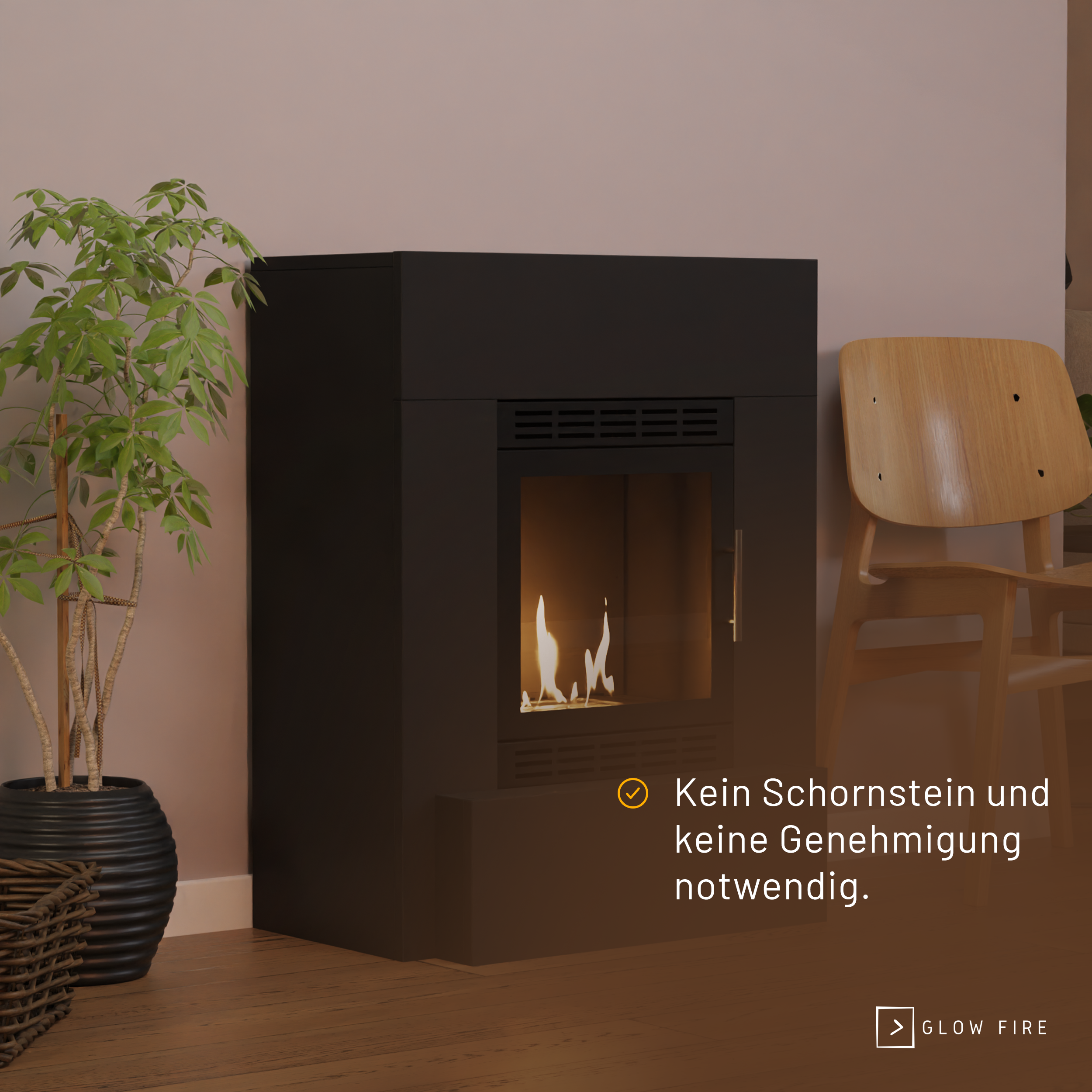 Glow Fire Odda Vision Ethanolkamin