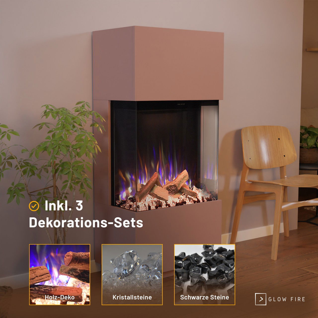 Glow Fire PR11 Multicolor Elektrokamin