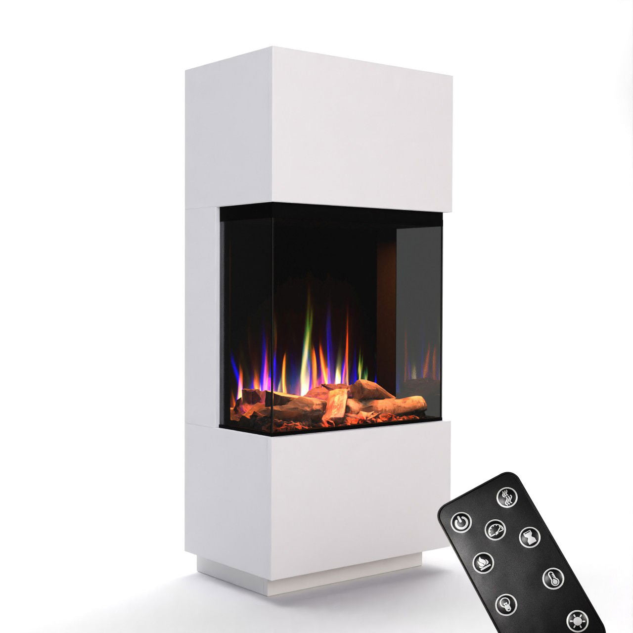 Glow Fire PR11 Weiss Elektrokamin