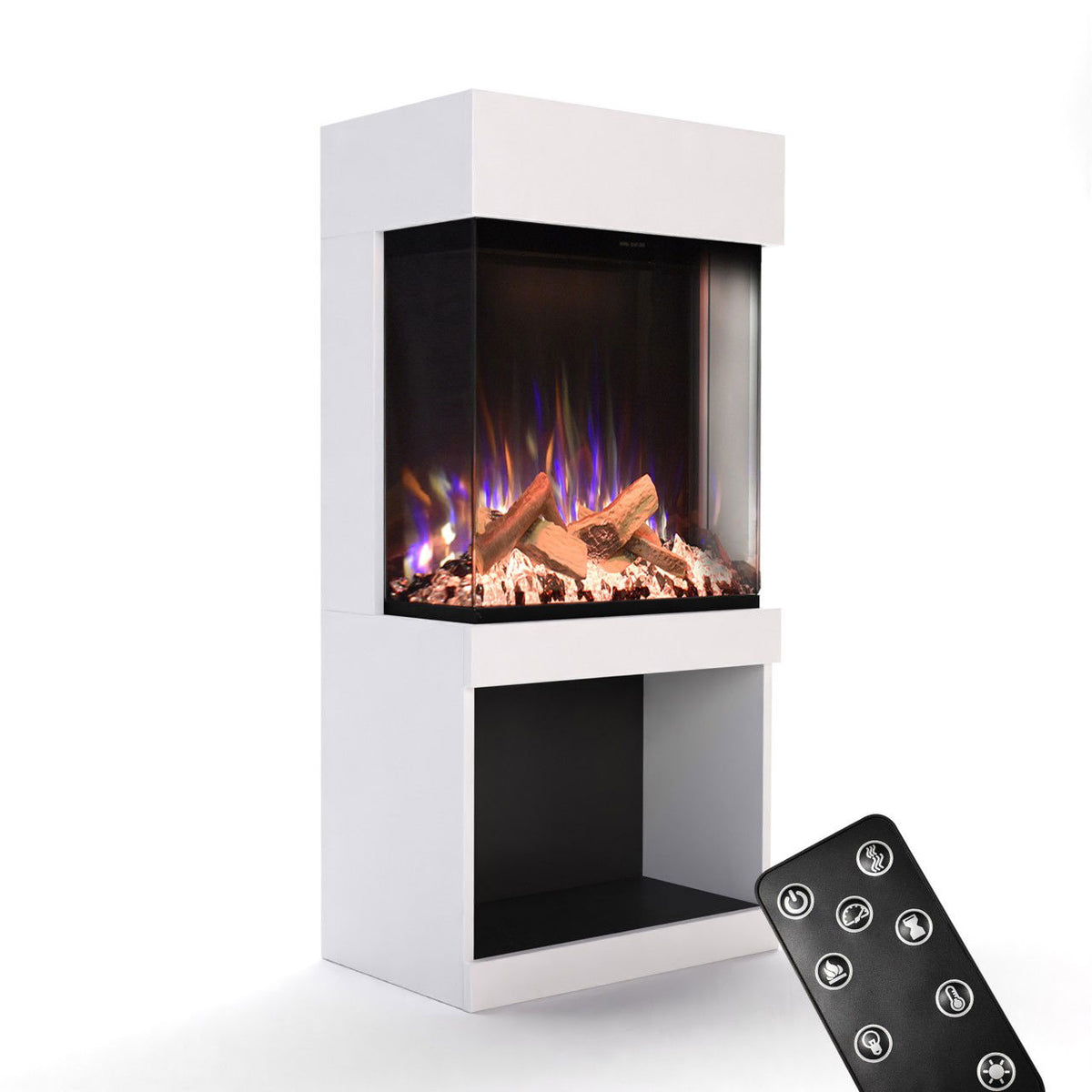 Glow Fire PR12 Weiss Elektrokamin
