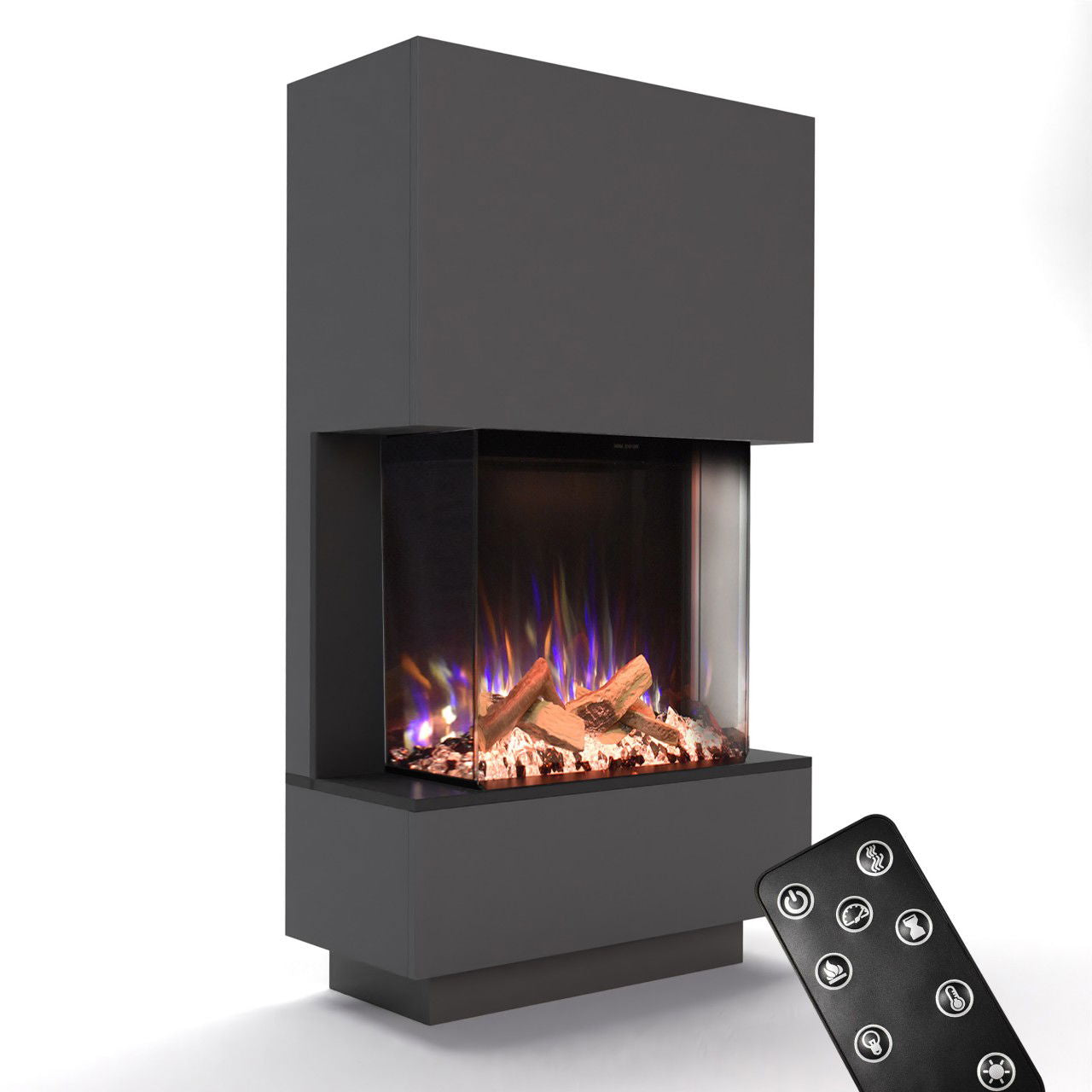 Glow Fire PR14 Grau Elektrokamin
