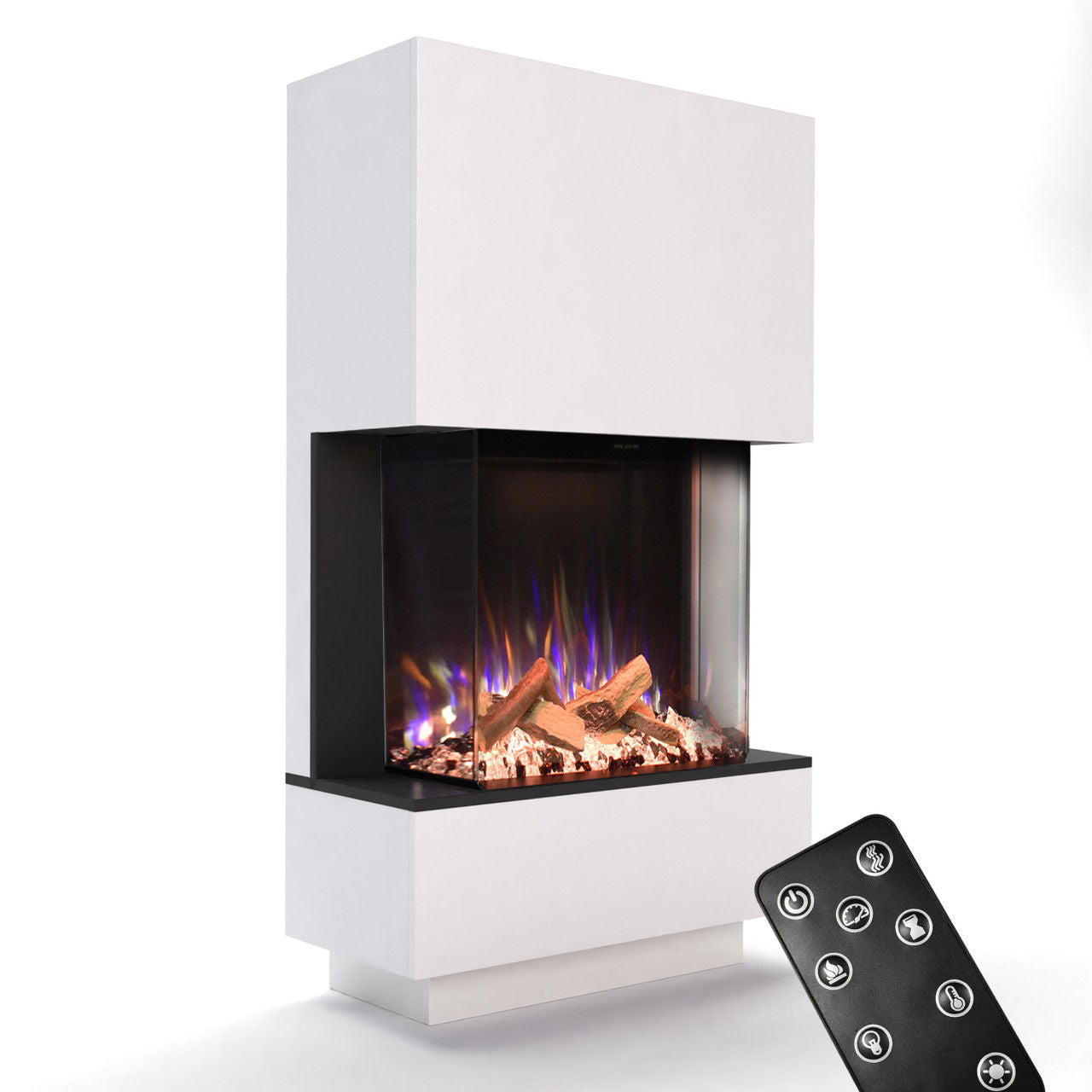 Glow Fire PR14 Weiss Elektrokamin