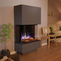 Glow Fire PR14 Grau Elektrokamin