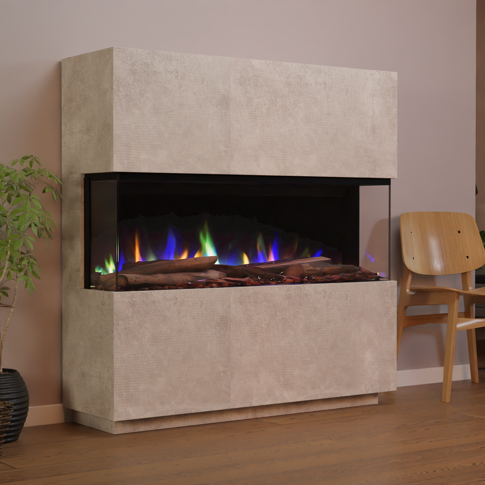 Glow Fire PR16 Elektrokamin E-Motion 3D