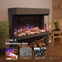 Glow Fire PR17 Grau Elektrokamin