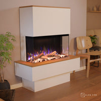 Glow Fire PR18 Weiss Elektrokamin