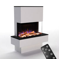 Glow Fire PR18 Weiss Elektrokamin