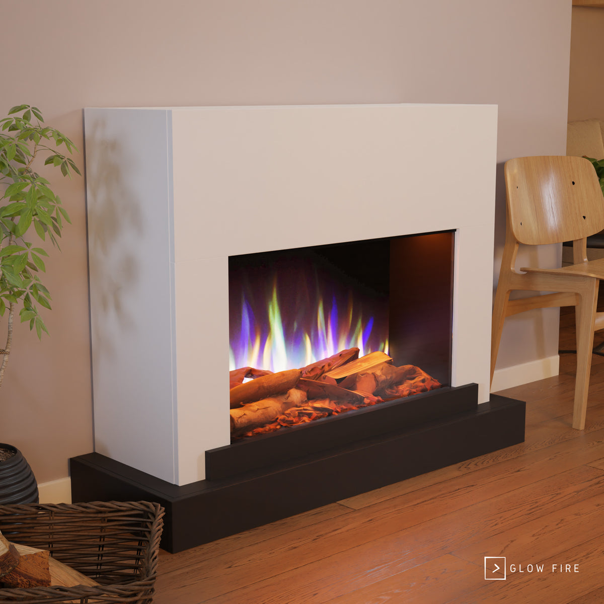 Cheminée électrique Glow Fire PR4 E-Motion 3D