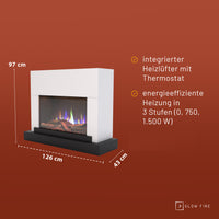 Cheminée électrique Glow Fire PR4 E-Motion 3D